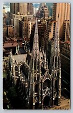 Vintage Postcard St Patrick's Cathedral New York City NYC NY