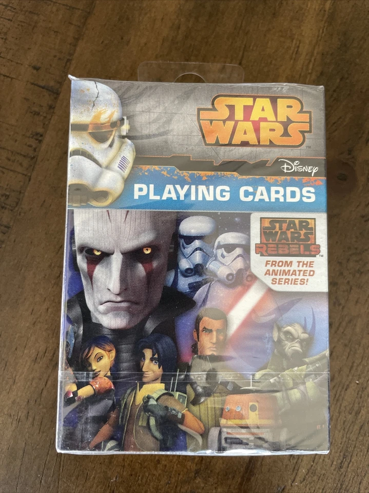 Star Wars Rebels Playing Cards 52 Card Deck Lucasfilm~ Disney~ New/Sealed - Image 1 of 1