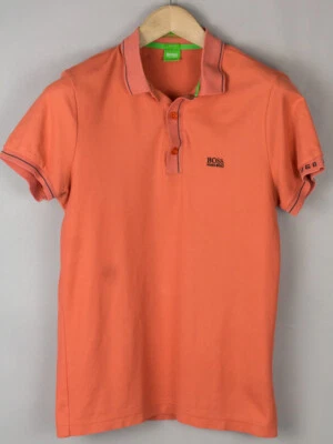 HUGO BOSS Camiseta Naranja De Cuello Polo Para Hombre Talla S - Imagen 1 de 4