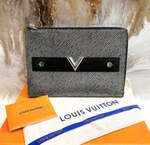 Louis Vuitton Essential V Limited Edition Patine Strap Clutch Pouch Unisex - Picture 1 of 10