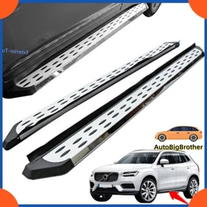 Fits for Volvo XC60 2018-2023 Fixed Running Board Side Steps Pedals Nerf Bar - Picture 1 of 12