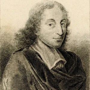Retrato Blaise Pascal matemático sin firmar grabado en acero siglo XIX - Imagen 1 de 3