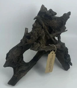 22x12x12” Rare Dark Driftwood Natural Unfinished Aquarium Plant Art Decor - Picture 1 of 22