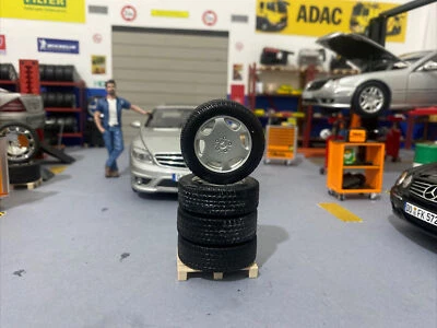 Cerchi Mercedes Cl 600 v12 Autoart - Immagine 1 di 4