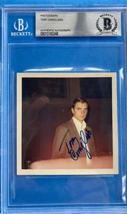 Tony Conigliaro Boston Red Sox Signed Candid Photo Suit Ex 3-1/2 Beckett COA - Picture 1 of 5