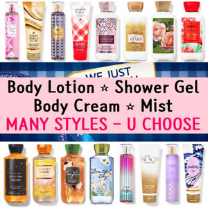 Bath and Body Works Body Lotion Cream Wash Mist Shower Gel Men [U You Choose]