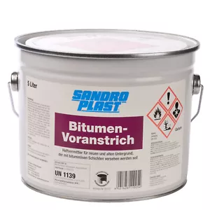 SANDROPLAST Bitumen Voranstrich Bitumenanstrich Grundierung Anstrich 5 Liter - Bild 1 von 1