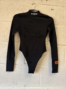 HERON PRESTON Nf Ctnmb Long Sleeve Bodysuit Size Small REF CB223* - Picture 1 of 6
