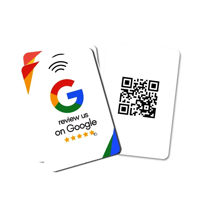 Google Reviews- Recensione Google QR NFC | 2 Card 8 6 5 Cm