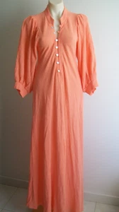 JEN'S PIRATE BOOTY, MAXI DRESS EX COND, SIZE M MADE IN LOS ANGELES, USA. APRICOT - Picture 1 of 7