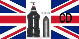 BRITISH 17pdr. CD TIGER KILLER TANK & A.T. GUN AMMO, SHELLS, AND FUZES,WW2 ,NEW - Picture 1 of 6
