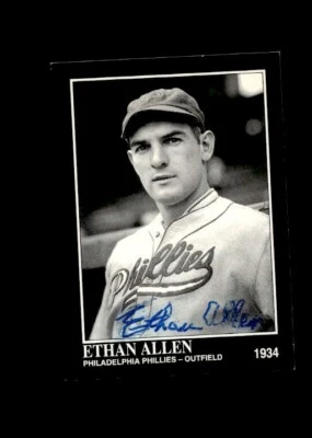 Ethan Allen 1993 The Sporting News Conlon Phillies authentic autographed card - Image 1 of 2