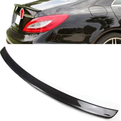 Carbon Fit For Mercedes Benz W218 CLS350 CLS550 ABS Trunk Spoiler CLS63 S DOHC Foto 1 de 4