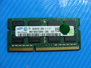 Sony SVE151190X Samsung 4GB SO-DIMM Memory RAM PC3-12800S M471B5273DH0-CK0 - Picture 1 of 2
