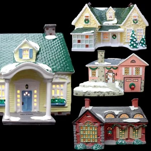 DEPT 56 CHRISTMAS VILLAGE MORNINGSIDE / STONEHURST / NANTUCKET / YOUR CHOICE! - Picture 1 of 18