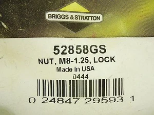 Briggs & Stratton 52858GS M8-1.25 Sicherungsmutter (RC) - Bild 1 von 3