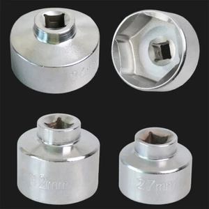 27/32/36mm Low Profile Oil Filter Wrench 6-Point Socket Steel Drive Filter Tool - Picture 1 of 10