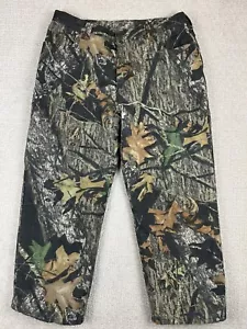 Vintage Cabelas Pants Men’s Size 38 Reg Insulated Camo Mossy Oak Breakup Canvas - Picture 1 of 8