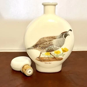 Field Birds 1969 California Quail Edition #6 decanter canadese vuoto vintage - Foto 1 di 4