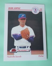 1991 Line Drive AAA #267 Rob Lopez - Nashville Sounds 