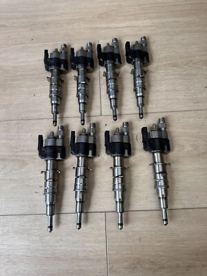 BMW X5 X6 S63 2009-2014 8x juego de inyectores de combustible OEM Foto 1 de 4