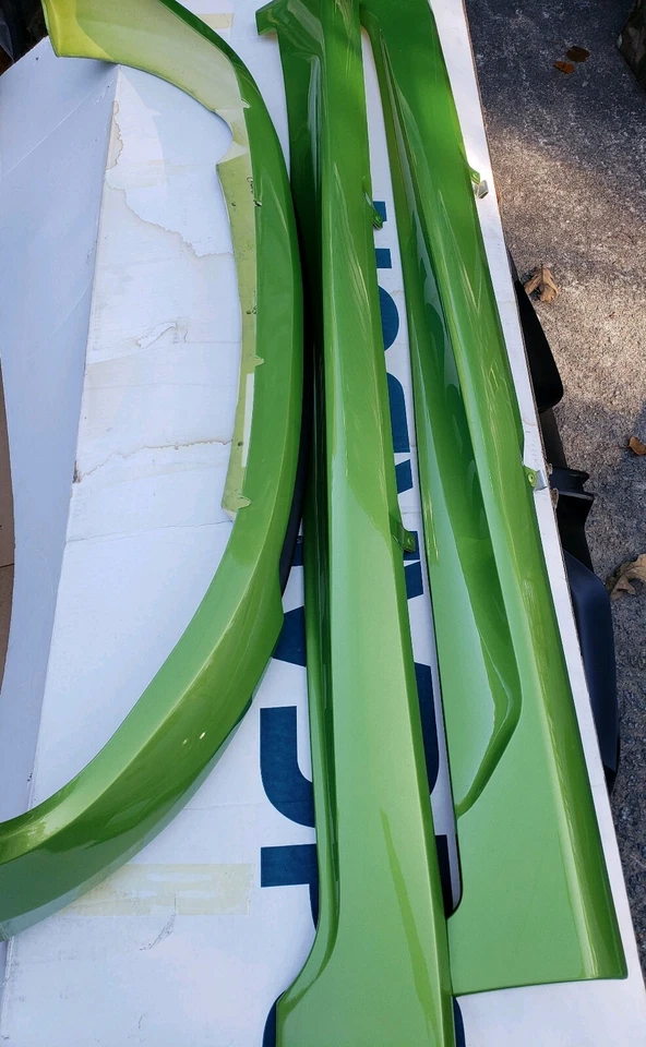 Kit de carrocería Chevrolet Spark 2LT-Spoiler-Paneles laterales-Aire Damn-3d verde carbono Foto 1 de 4