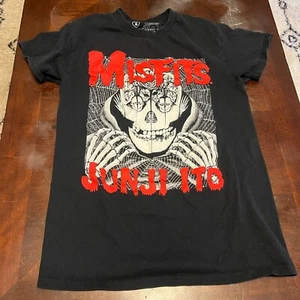 Misfits Junji Ito Ripple Junction Short Sleeve T Shirt Men's Black Red Small - Picture 1 of 8