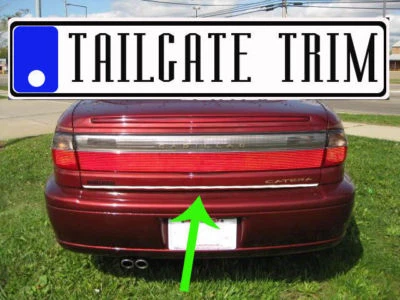 For Cadillac CATERA 1997 - 2001 Chrome Tailgate Trunk Trim Molding - Image 1 of 4