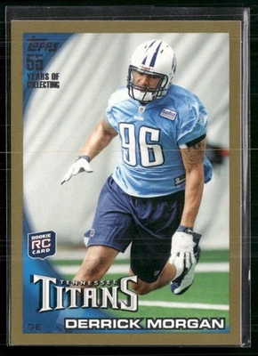 2010 Topps #362 Derrick Morgan Gold #/2010 - Image 1 of 2