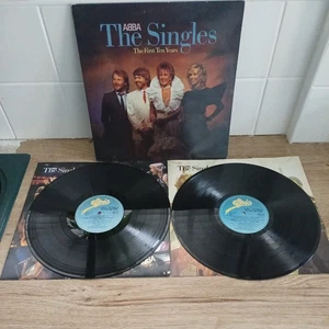 Abba Vinyl Albums X 2 Gatefold " The Singles 1st 10 Years "  Epic Records - Picture 1 of 24