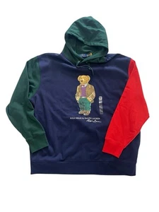 Polo Ralph Lauren Herren Bear Fleece Line Pullover Hoodie Shirt Gr. 2XL - Bild 1 von 3