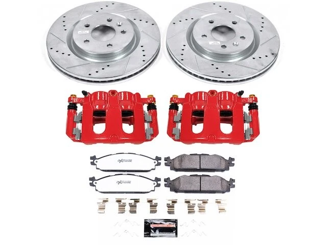 Kit de pastillas de freno delanteras y rotor para Ford Explorer 2011-2019 2012 2013 2014 WR499GC 2011-2019 Foto 1 de 1