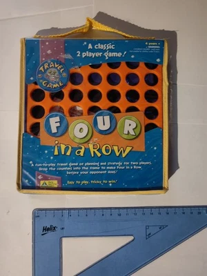 Four In A Row Board Game Travel Pack Mini Connect Four Early Learning Centre New - Image 1 of 2