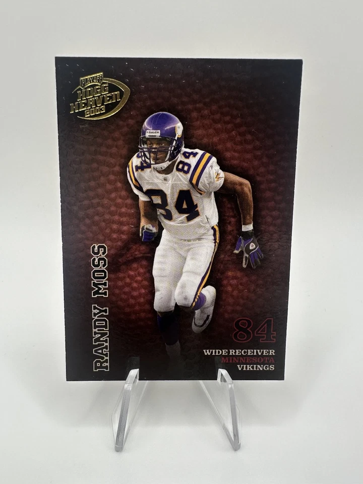 Randy Moss Minnesota Vikings 2003 Playoff Hog Heaven Base Set #83 WR HOF - Image 1 of 4