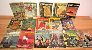 VTG 16 Astounding Science Fiction PULP Magazines 1946-59 Sturgeon Asimov - Picture 1 of 19
