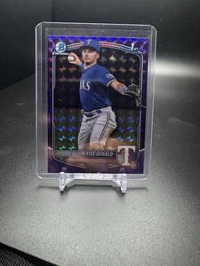 2025 Bowman Chrome Devin Fitz-Gerald /250 Bcp-158 Texas Rangers 1st Bowman - Bild 1 von 2