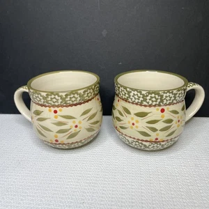 Juego de dos tazas Temptations Old World 10 OZ verde - Imagen 1 de 11