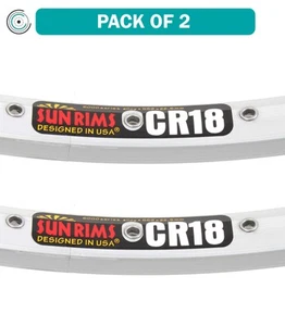 Pack of 2 CR-18 Sun Ringle 26in CR-18 Silver 36 - Picture 1 of 2