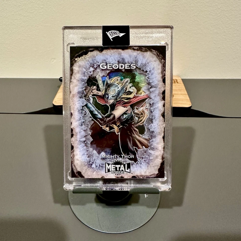 2024 UD Marvel Metal Universe Mighty Thor Geodes SP SSP 1 In 10 Case Hit #G-15 - Image 1 of 1