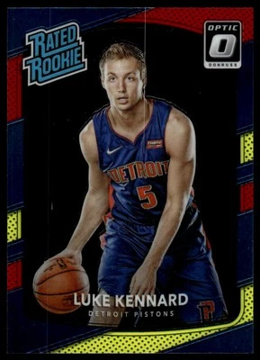 2017-18 Donruss Optic Luke Kennard #189 Red and Yellow - Image 1 of 2