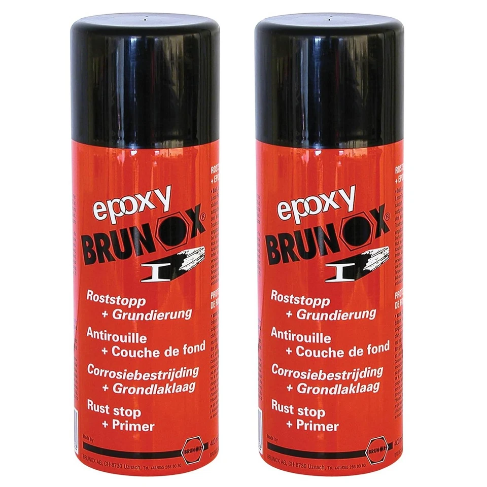 2er Sparpack 400ml Brunox Epoxy Rostumwandler Rostschutz Grundierung Anti Rost - Bild 1 von 1