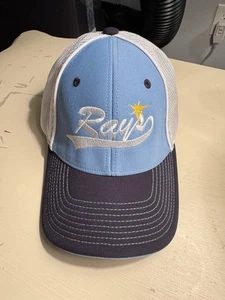 Tampa Bay Rays fitted blue hat Boombah - Size S-M - Picture 1 of 7
