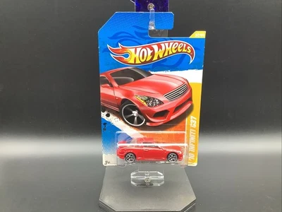 Hot Wheels 2010 New Models #32/44 '10 Infiniti G37 in Red with y5 wheels LW - Image 1 of 4