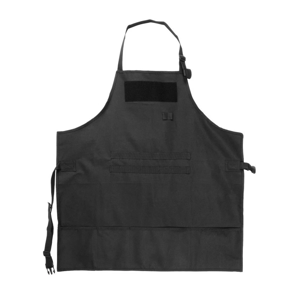 Black Color Tactical Chef Heavy-duty Apron for BBQ Grilling Outdoor Cooking - Image 1 of 1