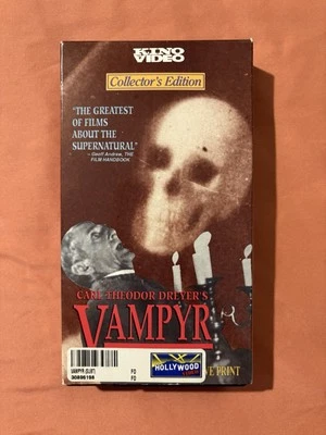 Vampyr (VHS, 1991) Carl Theodor Dreyer German Foreign Horror Film - Image 1 of 4