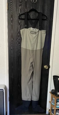 SIMMS L2 Stockingfoot Men’s Sterling GoreTex Fishing Hunting Outdoors Waders Sm  - Image 1 of 4