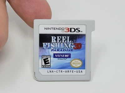 Reel Fishing Paradise 3D Nintendo 3DS Game Only Tested Free US Ship See Store! - Image 1 of 3