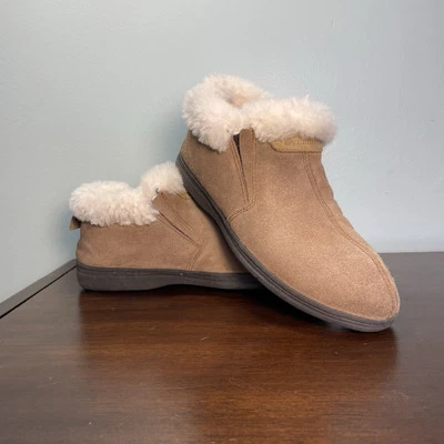 OVERLAND Gamuza Cuero Piel de Oveja Zapatilla Botines Mujer’s 8 (Hombre’s 6.5) Foto 1 de 4