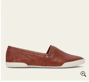 FRYE Melanie hellbraune bequeme flache Freizeit-Wanderschuhe aus Leder für Damen 9,5 M schön - Bild 1 von 6