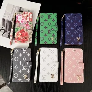 Leather logo Wallet Case For iPhone 16 15 14 13 12 11 Pro Plus Max Magnetic Flip - Picture 1 of 15